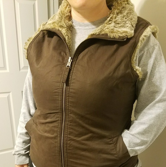 GAP Jackets & Blazers - Gap reversible fall vest